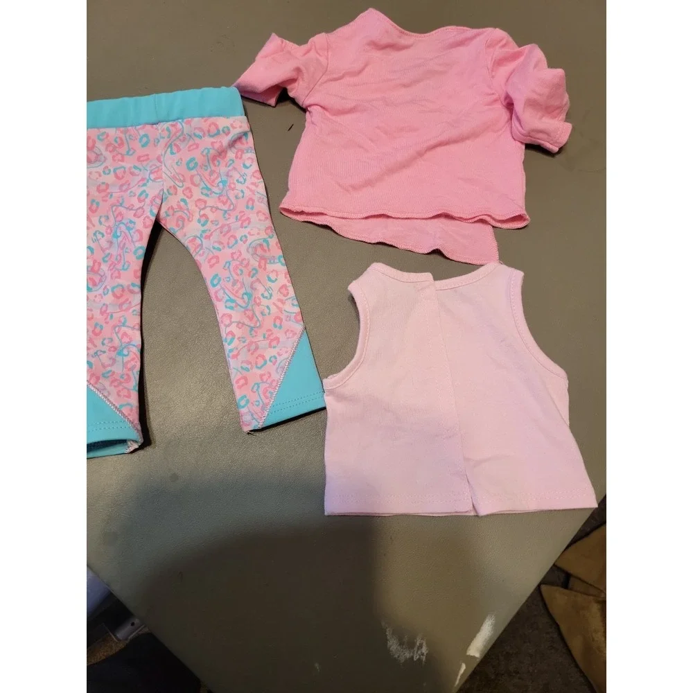 American Girl Doll YOG-AHH Outfit for 18-inch YOGA exercise suit 3pc